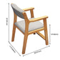 Contemporary Wood Side Chair Open Back Dining Side Arm Chair for Home Use Clearhalo ' kitchen&dining_furn' 'Dining Chairs' 'Dining Tables & Seating' 'dining_chair' 'furn' 'furn_dining_chair' 'Furniture' 'furniture_dining_chair' 'Kitchen & Dining Furniture' 'kitchen' 1200x1200_934e6d2a-8d50-42b2-b087-b84437105bfd