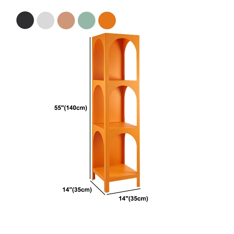 Metal Closed Back Bookshelf Scandinavian Style Bookcase for Home Office Clearhalo 'Bookcases' 'furn' 'furn_bookcases' 'Furniture' 'furniture_bookcases' 'kitchen' 'kitchen_bookcases' 'Living Room Furniture' 'Office Furniture' 1200x1200_934eea62-657c-4257-b683-f92b6d75209c