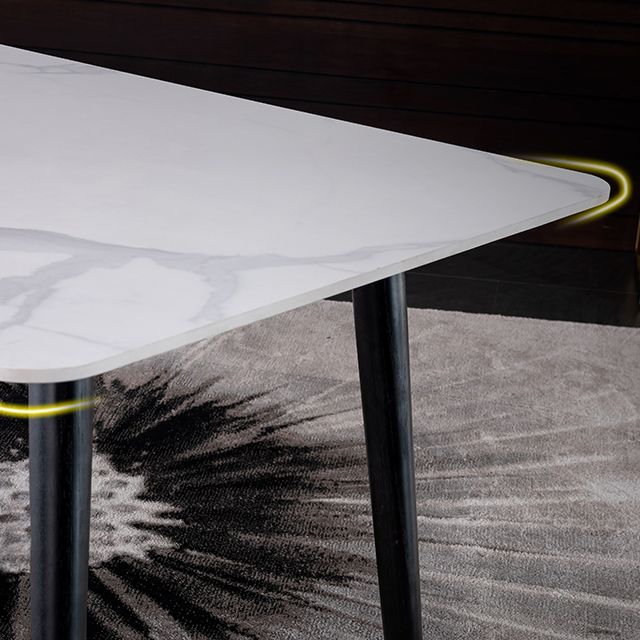 Wood Industrial Rectangular Dining Table Sintered Stone Table with 4 Black Legs Clearhalo ' dining_table' 'Dining Tables & Seating' 'Dining Tables' 'furn' 'furn_dining_table' 'Furniture' 'furniture_dining_table' 'Kitchen & Dining Furniture' 'kitchen&dining_furn' 'kitchen' 'kitchen_dining_table' 1200x1200_934fe3eb-b818-45e9-a127-2e4e82e169c7