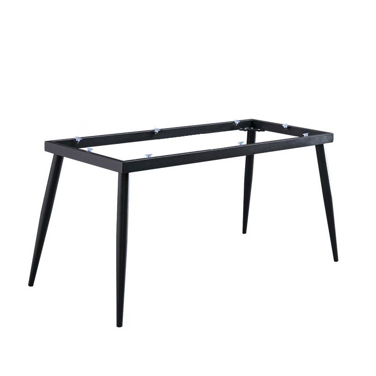 Stone Top Table 4 Legs Rectangle Dining Table for Home Kitchen Dinner Clearhalo 'Dining Tables & Seating' 'Dining Tables' 'dining_table' 'furn' 'furn_dining_table' 'Furniture' 'Kitchen & Dining Furniture' 1200x1200_9351ea31-df58-494c-a3dd-06303fe81e6a