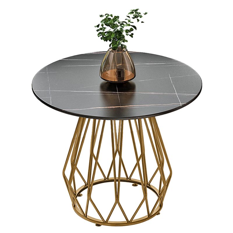 Round Sintered Stone Dining Table Traditional Luxury Dining Table for Dining Room Clearhalo ' dining_table' 'Dining Tables & Seating' 'Dining Tables' 'furn' 'furn_dining_table' 'Furniture' 'furniture_dining_table' 'Kitchen & Dining Furniture' 'kitchen&dining_furn' 'kitchen' 'kitchen_dining_table' 1200x1200_93522a2d-0471-42fe-81c5-0c7895704648
