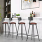Modern Backrest Counter Stool Iron Bar Stool with Leather Cushion and Pedal for Cafe Clearhalo 'Bar Furniture' 'Bar Stools' 'bar_stools' 'furn' 'furn_bar_stools' 'Furniture' 'Kitchen & Dining Furniture' 1200x1200_93523641-7b0b-4390-ab19-86dc1b68267d