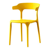 Scandinavian Plastic Kitchen Dining Room Armchair Open Back Chair Clearhalo ' kitchen&dining_furn' 'Dining Chairs' 'Dining Tables & Seating' 'dining_chair' 'Furniture' 'furniture_dining_chair' 'Kitchen & Dining Furniture' 'kitchen' 1200x1200_93524b45-0911-4d8a-bdb9-54d9d2b2a1ea