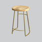Contemporary Oval Counter Stools Armless Wood Indoor Bar Stool with Iron Base Clearhalo 'Bar Furniture' 'Bar Stools' 'bar_stools' 'furn' 'furn_bar_stools' 'furniture_bar_stools' 'Kitchen & Dining Furniture' 'kitchen&dining_furn' 'kitchen' 'kitchen_furn' Furniture' 1200x1200_93534582-8a00-4e04-bf34-9d5a1d0503e8