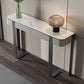 Tabella della console rettangolare moderna Tabella di divano console in grigio/oro
