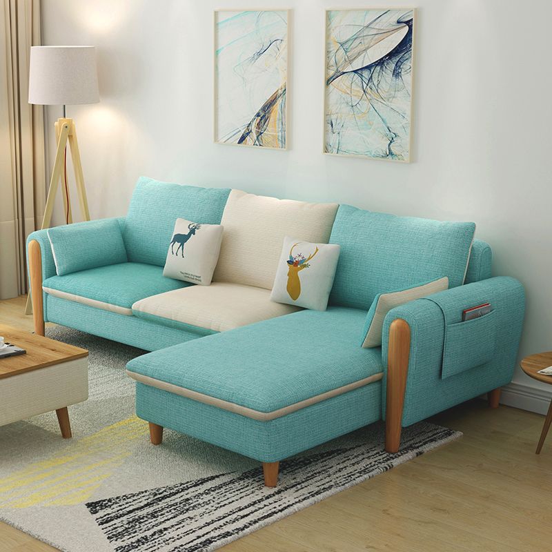Linen Blend Removable Cushions Square Arm Sectional with Storage and Chaise Clearhalo 'furn' 'furn_sectionals' 'Furniture' 'furniture_sectionals' 'Living Room Furniture' 'Sectionals' 1200x1200_9357ac1d-8a9c-45ed-a7b5-8a0f719fec68