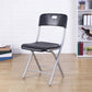 Modern Steel Office Chair No Wheels Armless Upholstered Office Chair
