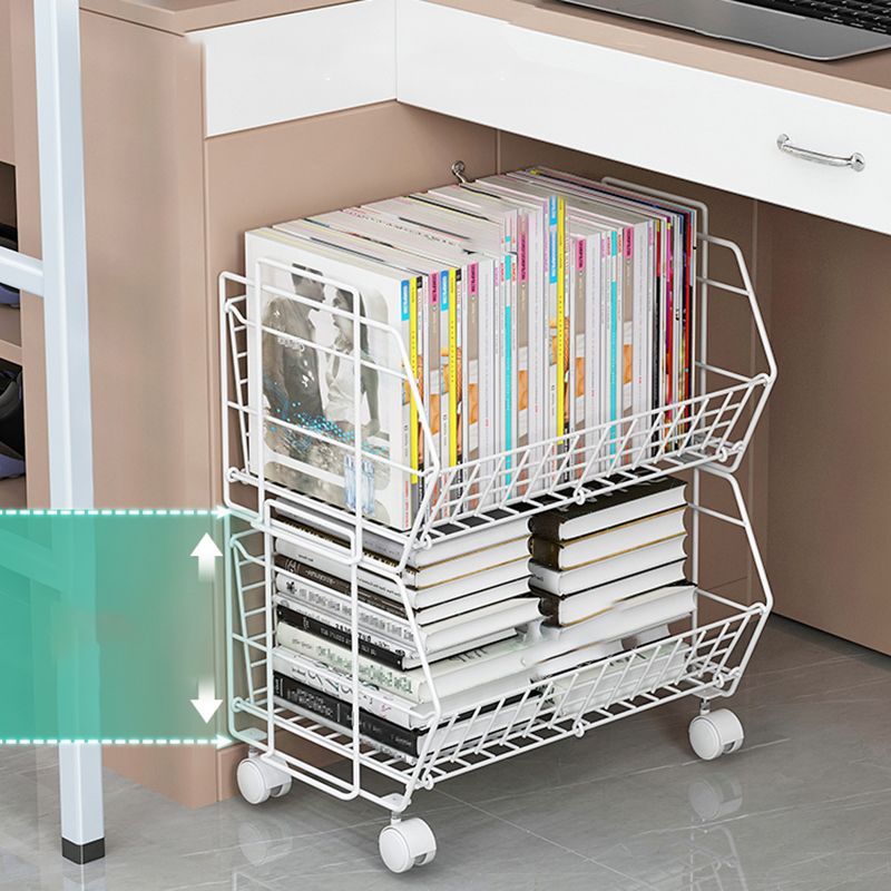 Standaard gesloten back -boekenkast metaal industriële boekenplank met planken