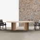 Round Wood Color Dining Table Pine Solid Wood Table Modern with Double Pedestal Clearhalo ' dining_table' 'Dining Tables & Seating' 'Dining Tables' 'furn' 'furn_dining_table' 'Furniture' 'furniture_dining_table' 'Kitchen & Dining Furniture' 'kitchen&dining_furn' 'kitchen' 'kitchen_dining_table' 1200x1200_9359bc29-6009-4c8e-a8fe-e7b2aa64c2e7