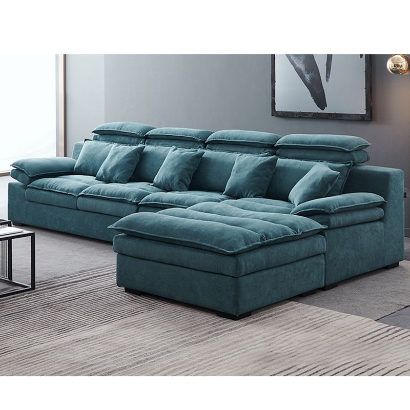 Modern Modular Reversible Sectional with High Back for Apartment Clearhalo 'furn' 'furn_sectionals' 'Furniture' 'furniture_sectionals' 'kitchen' 'kitchen_sectionals' 'Living Room Furniture' 'Sectionals' 1200x1200_935cbfa4-f3e8-4c16-bccd-c35e5962bbdb