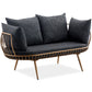 Scandinavian Golden Frame Sofa with Pillow Back Cushion for Living Room Clearhalo 'furn' 'furn_sofas' 'Furniture' 'Living Room Furniture' 'Sofa' 'sofas' 1200x1200_935dcdd9-1d2b-46b6-ade0-8d675432c1ed