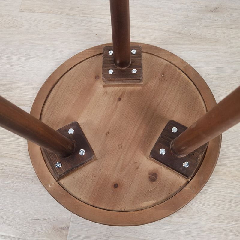 French Rustic Round Rattan Top Side Table 3 Legs Wooden End Table Clearhalo 'Coffee & Accent Tables' 'End & Side Tables' 'end_side_tables' 'furn' 'furn_end_side_tables' 'Furniture' 'Living Room Furniture' 1200x1200_935ec127-0f9b-4562-a6f7-d1006adaa93a