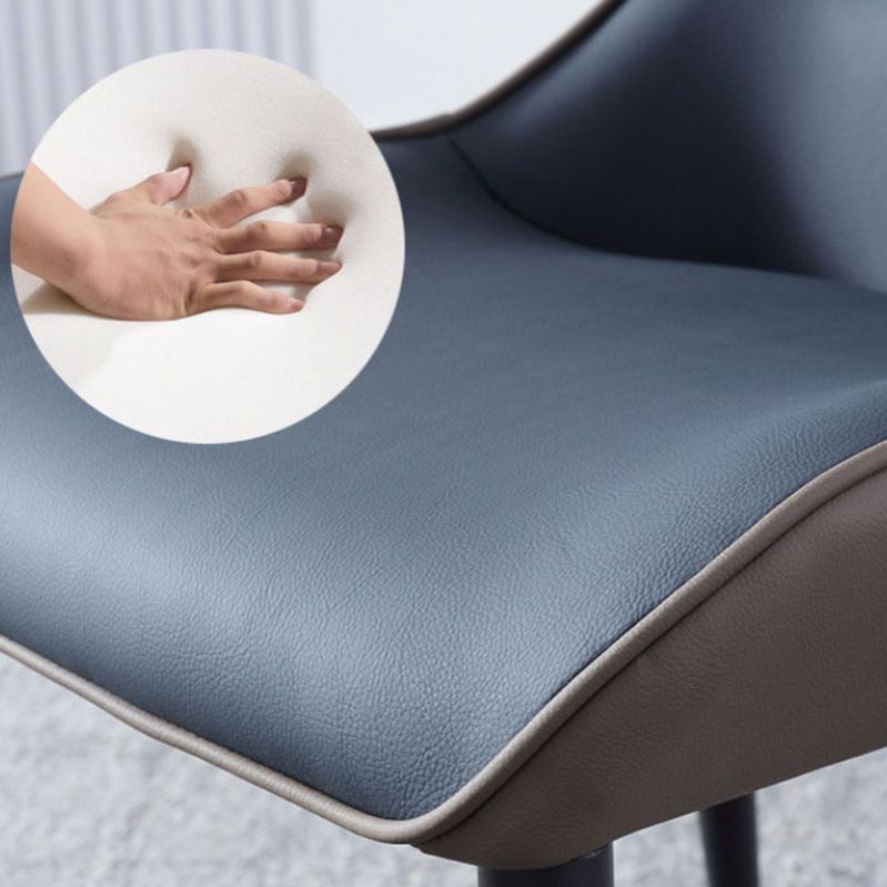 Industrial Style Leather Dining Side Chairs Wingback Arm Chairs (Set of 2) Clearhalo ' kitchen&dining_furn' 'Dining Chairs' 'Dining Tables & Seating' 'dining_chair' 'furn' 'furn_dining_chair' 'Furniture' 'furniture_dining_chair' 'Kitchen & Dining Furniture' 'kitchen' 1200x1200_935fa6ac-78dc-44a1-acb8-e7ee33bf5396