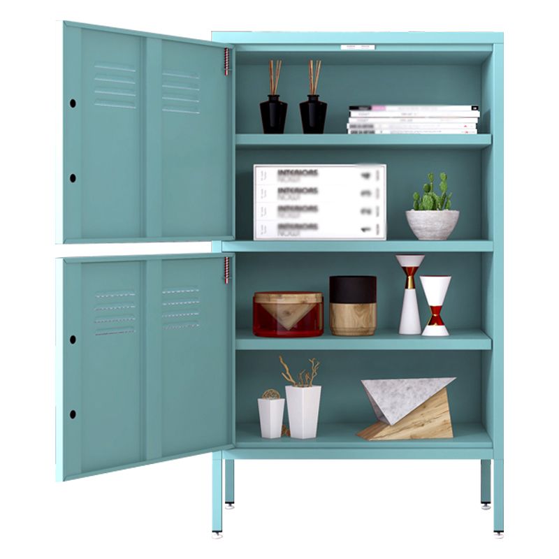 Steel Dining Room Sideboard Cabinet Modern Server Cabinet with Storage Clearhalo 'buffet_sideboard' 'Buffets & Sideboards' 'furn' 'furn_buffet_sideboard' 'Furniture' 'furniture_buffet_sideboard' 'Kitchen & Dining Furniture' 1200x1200_935fc1c8-f720-49d8-a8b9-75d66b486ef2