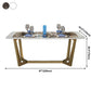 Metal Traditional Luxury Rectangle Table Marble Top Table with Trestle Base Clearhalo ' dining_table' 'Dining Tables & Seating' 'Dining Tables' 'furn' 'furn_dining_table' 'Furniture' 'furniture_dining_table' 'Kitchen & Dining Furniture' 'kitchen&dining_furn' 'kitchen' 'kitchen_dining_table' 1200x1200_9360272f-d186-4d1b-9071-4890c3b1273e