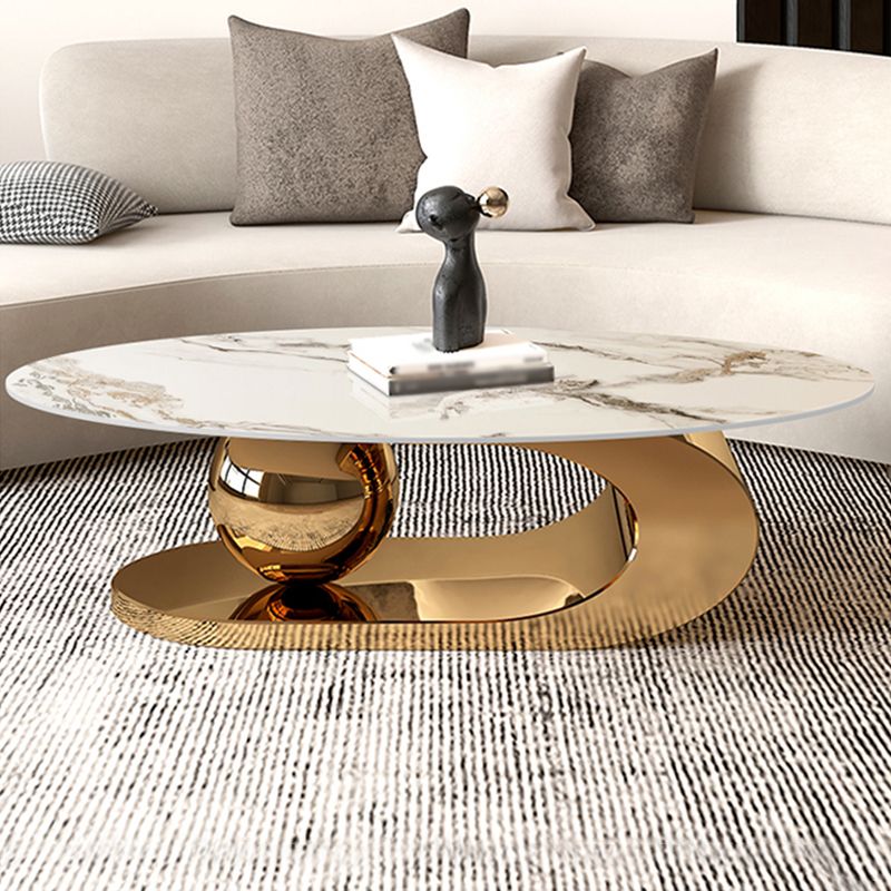 16.1" H Irregular Metal Base Round Slate Coffee Table For Living Room Clearhalo 'Coffee & Accent Tables' 'Coffee Tables' 'coffee_tables' 'furn' 'furn_coffee_tables' 'Furniture' 'furniture_coffee_tables' 'Living Room Furniture' 1200x1200_93605fc7-be6b-4e8b-bab2-9c4ddb93a6f9