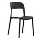 Scandinavian Armless Dining Chairs Plastic Indoor Open Back Side Chair Clearhalo ' kitchen&dining_furn' 'Dining Chairs' 'Dining Tables & Seating' 'dining_chair' 'furn' 'furn_dining_chair' 'Furniture' 'furniture_dining_chair' 'Kitchen & Dining Furniture' 'kitchen' 1200x1200_93607970-5cbb-4790-b6d7-57ab7604ee74