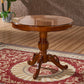 Solid Wood Victorian Round Dining Table Rubberwood Top Table for Home Clearhalo ' dining_table' 'Dining Tables & Seating' 'Dining Tables' 'Furniture' 'furniture_dining_table' 'Kitchen & Dining Furniture' 'kitchen&dining_furn' 'kitchen' 'kitchen_dining_table' 1200x1200_9360cb2d-0731-44c4-ba02-cbb3bc0164cc