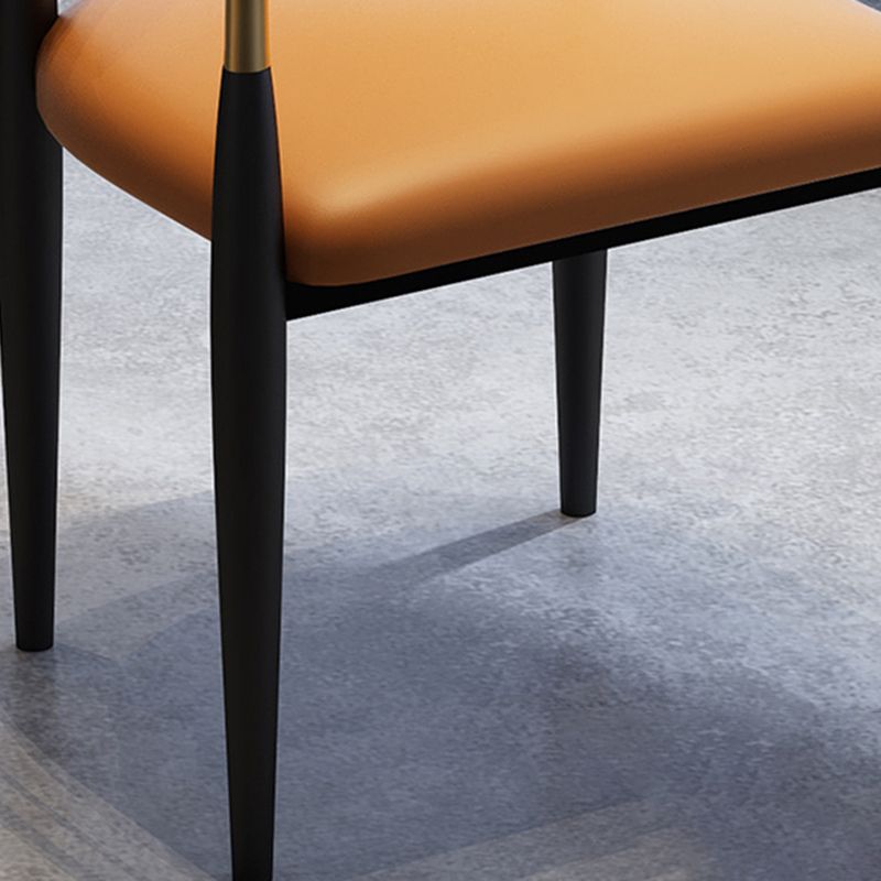 Faux Leder Essneitenstuhl offen zu Hause Essneitenstuhl