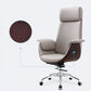 Leather Adjustable Task Chair Silver Metal Base Modern Office Chair Clearhalo 'furn' 'furn_office_chair' 'Furniture' 'Office Chairs' 'Office Furniture' 'office_chair' 1200x1200_93647eb9-2ab2-474f-87db-b0c7f1de5e39