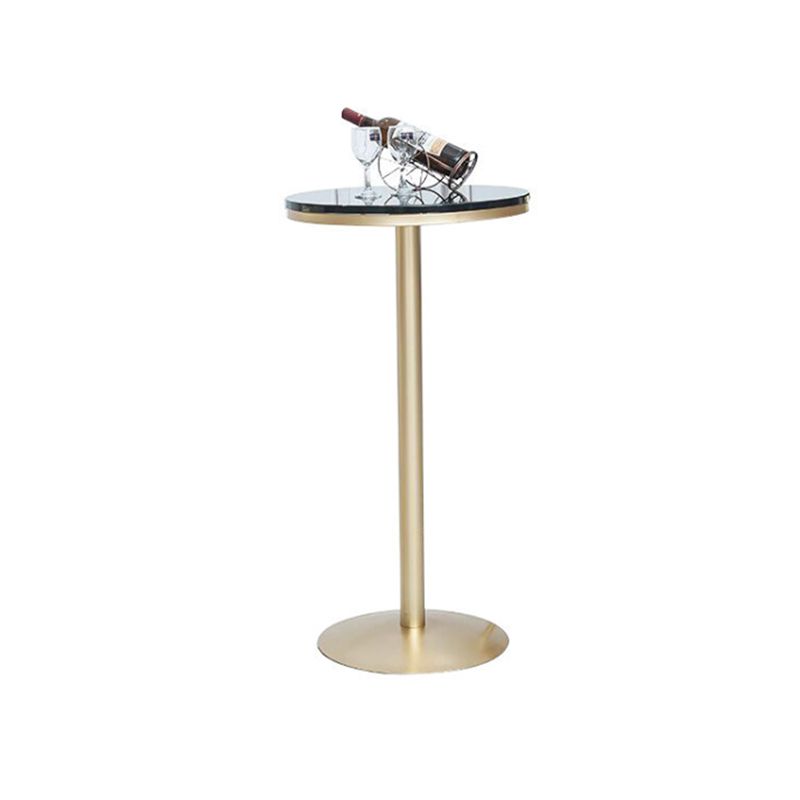 Glam Style Bar Table Set 1/2/3 Pieces Bar Table with Metal Stools Clearhalo 'Bar Furniture' 'furn' 'furn_home_bar_bar_sets' 'Furniture' 'Home Bars & Bar Sets' 'home_bar_bar_sets' 'Kitchen & Dining Furniture' 1200x1200_9366ffc6-8cc5-41cb-9f61-152d31ae504b