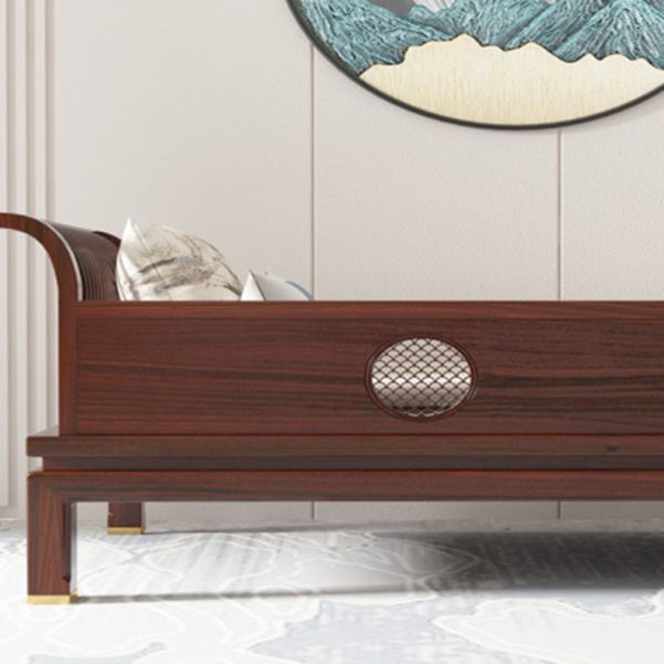 Living Room White Chaise Square Arms Modern Chaise Lounge with Wooden Base Clearhalo 'Chairs & Seating' 'Chaise Lounge' 'chaise_lounge' 'furn' 'furn_chaise_lounge' 'Furniture' 'Living Room Furniture' 1200x1200_936970ae-1a5b-4480-ae7e-0f8344364f49