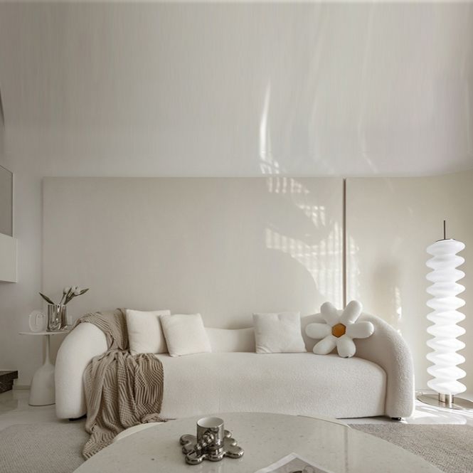 Stationary Sofa Living Room Tuxedo Arm Loveseat with Pillows