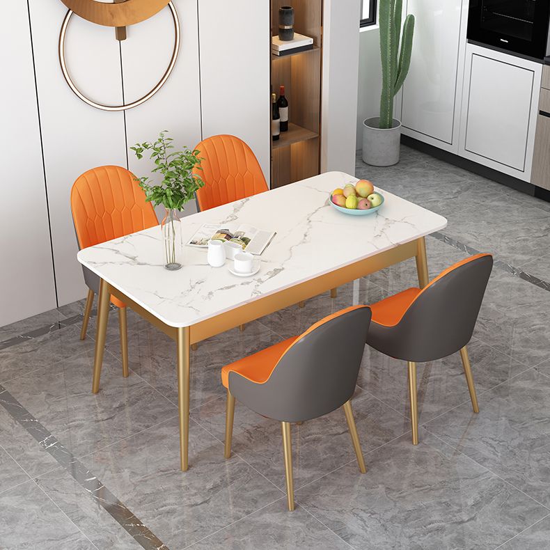 Traditionele luxe rechthoekige eetcollectie 4-voet thuismeubilair