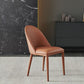 Sillas laterales de comedor de cuero sintética contemporánea para uso de restaurantes para uso de restaurantes