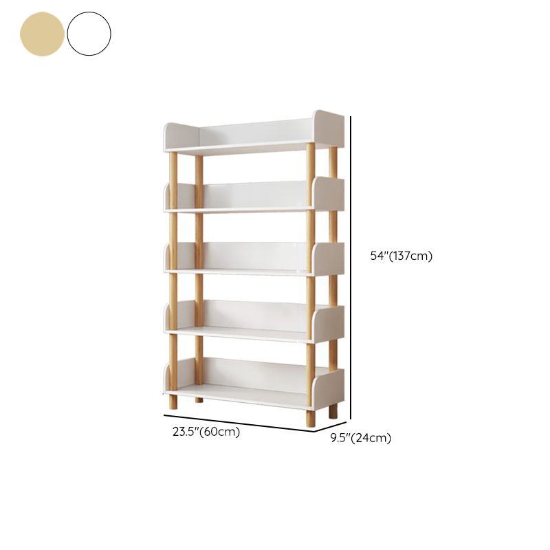 Open Back Standard Bookshelf Engineered Wood Bookcase for Study Room Clearhalo 'Bookcases' 'furn' 'furn_bookcases' 'Furniture' 'Office Furniture' 1200x1200_936f347f-23ba-430b-af61-6a1fb9158582