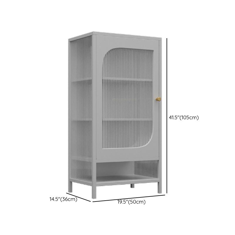 Tavolo da pranzo in metallo da pranzo in metallo da 41 pollici in stile glam senza luce
