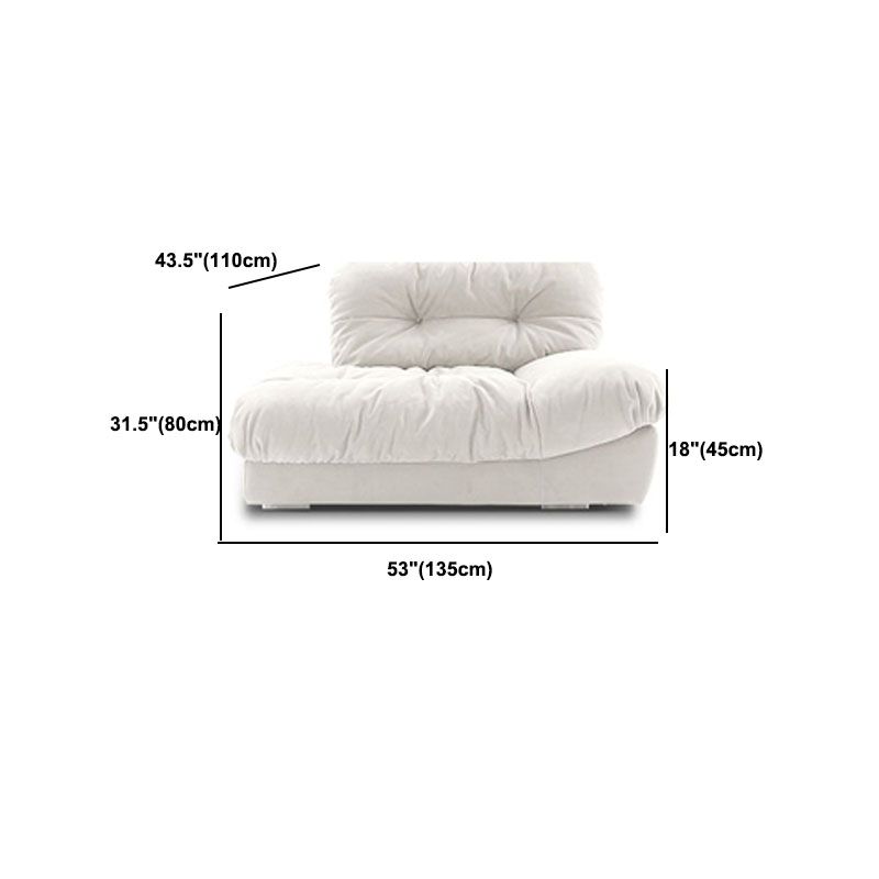 Modern de almohada cosida de almohada en sofá resistente a la mancha beige/naranja