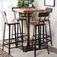 Industrial Brown Solid Wood Table Bar Dining Table for Kitchen Living Room Clearhalo 'Bar Furniture' 'Bar Tables' 'bar_tables' 'furn' 'furn_bar_tables' 'Furniture' 'Kitchen & Dining Furniture' 1200x1200_93727119-e0c9-4337-ac31-072b88bcb2e1