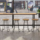 Modern Rectangle Bar Dining Table Wood Bar Height Cocktail Table 42-Inch Top Clearhalo 'Bar Furniture' 'Bar Tables' 'bar_tables' 'furn' 'furn_bar_tables' 'Furniture' 'furniture_bar_tables' 'Kitchen & Dining Furniture' 1200x1200_9372da78-434e-4729-bd3f-c49c29fe01c6