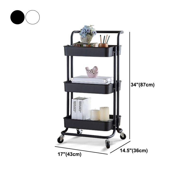 2/3/4-Shelf Modern Etagere Bookshelf with Steel Frame Plastic Bookshelf Clearhalo 'Bookcases' 'furn' 'furn_bookcases' 'Furniture' 'furniture_bookcases' 'kitchen' 'kitchen_bookcases' 'Living Room Furniture' 'Office Furniture' 1200x1200_93731ff1-bd1b-4ce5-a68c-be765643810f