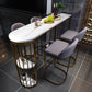 Glam Pub Table Specialty Double Pedestal Bar Table for Indoor Clearhalo 'Bar Furniture' 'Bar Tables' 'bar_tables' 'furn' 'furn_bar_tables' 'Furniture' 'Kitchen & Dining Furniture' 1200x1200_9377e48f-7e4d-4aa2-9c37-77368998a957