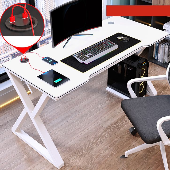 Escritorio moderno de juego de 23 pulgadas de ancho escritorio de madera rectangular de la oficina