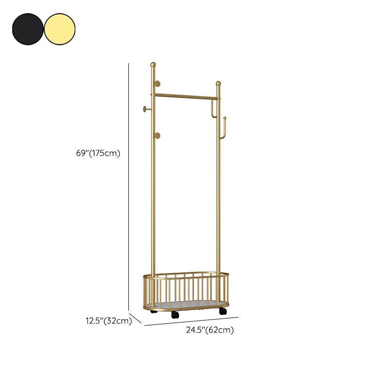 Magnifique étagère à manteau en métal.