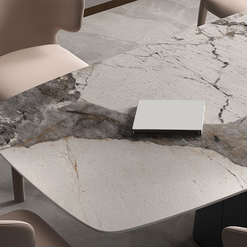 Rectangle Modern Dining Table Set 1/3/4/7 Pieces Dinette Set for Home