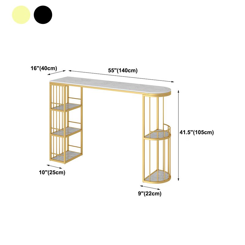 Luxurious Irregular Shape Bar Table Juego de 1/3 piezas de la mesa sinterizada del mostrador de piedra sinterizada
