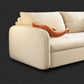 Modern Futon Sofa Bed 30.31" Wide Fabric Storage Futon with Storage
