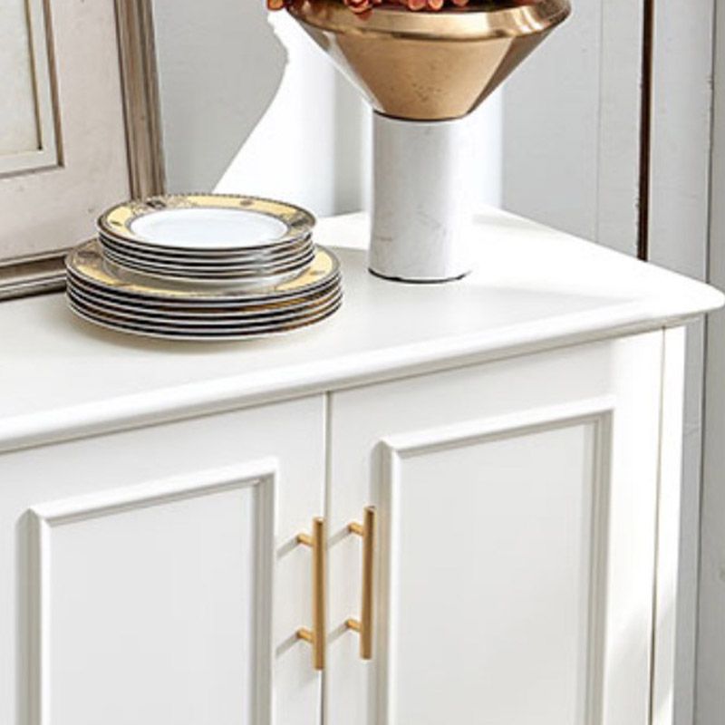 Tavolo a buffet in legno moderno scheda laterale con armadi e cassetti