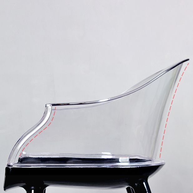 Scandinavian Style Plastic Chair Set Solid Back Arm Kitchen Single Dining Chair Clearhalo ' kitchen&dining_furn' 'Dining Chairs' 'Dining Tables & Seating' 'dining_chair' 'Furniture' 'furniture_dining_chair' 'Kitchen & Dining Furniture' 'kitchen' 1200x1200_9382edf8-43b3-4f1c-929a-ea8c6c913fb5