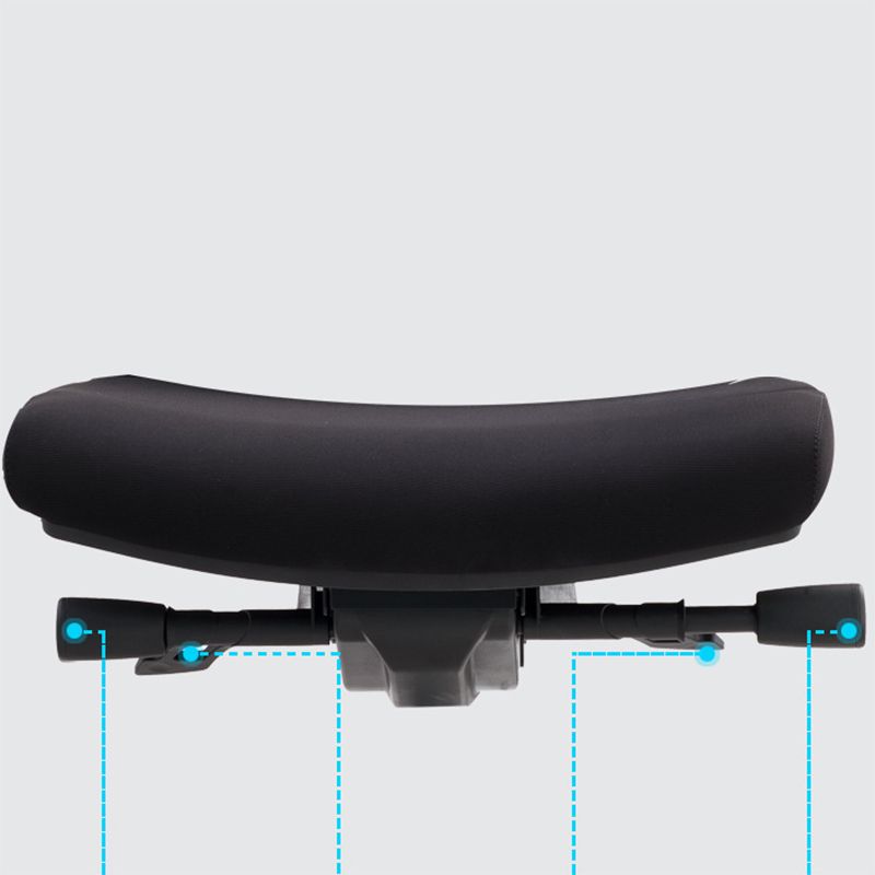 Silla de escritorio de armas extraíble ergonómica sin angustia silla de oficina con ruedas