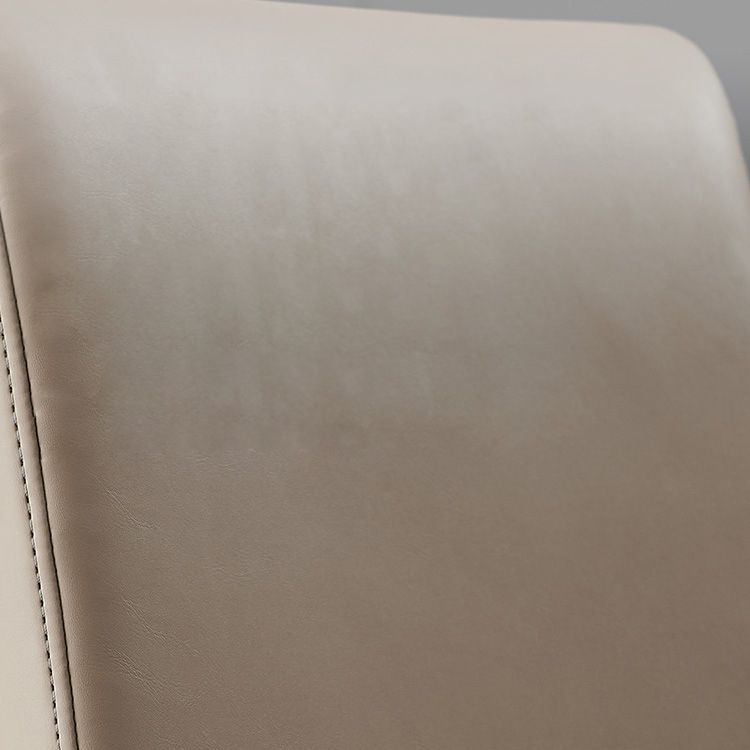 Industrial Design Solid Back Dining Side Chairs Faux Leather Dining Chairs Clearhalo ' kitchen&dining_furn' 'Dining Chairs' 'Dining Tables & Seating' 'dining_chair' 'furn' 'furn_dining_chair' 'Furniture' 'furniture_dining_chair' 'Kitchen & Dining Furniture' 'kitchen' 1200x1200_93853e61-9572-49af-bbaa-c029601dfc55