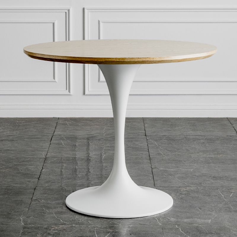 Modern Style Dining Table Round Wood Dining Table with Tulip Base for Home Use Clearhalo ' dining_table' 'Dining Tables & Seating' 'Dining Tables' 'furn' 'furn_dining_table' 'Furniture' 'furniture_dining_table' 'Kitchen & Dining Furniture' 'kitchen&dining_furn' 'kitchen' 'kitchen_dining_table' 1200x1200_9388bf1b-4110-43c9-8632-df019a3d3239
