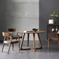 Table à manger de base en bois rond moderne pour restaurant