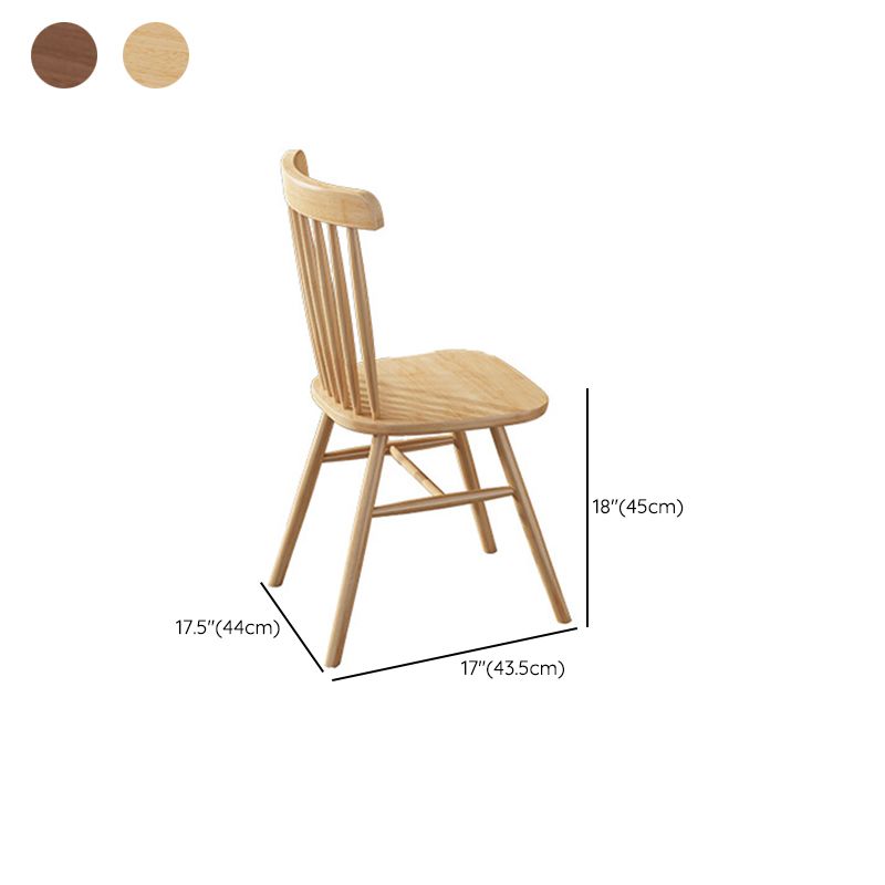 Taburete de tocador de maquillaje de madera con espejo en acabado natural/nogal