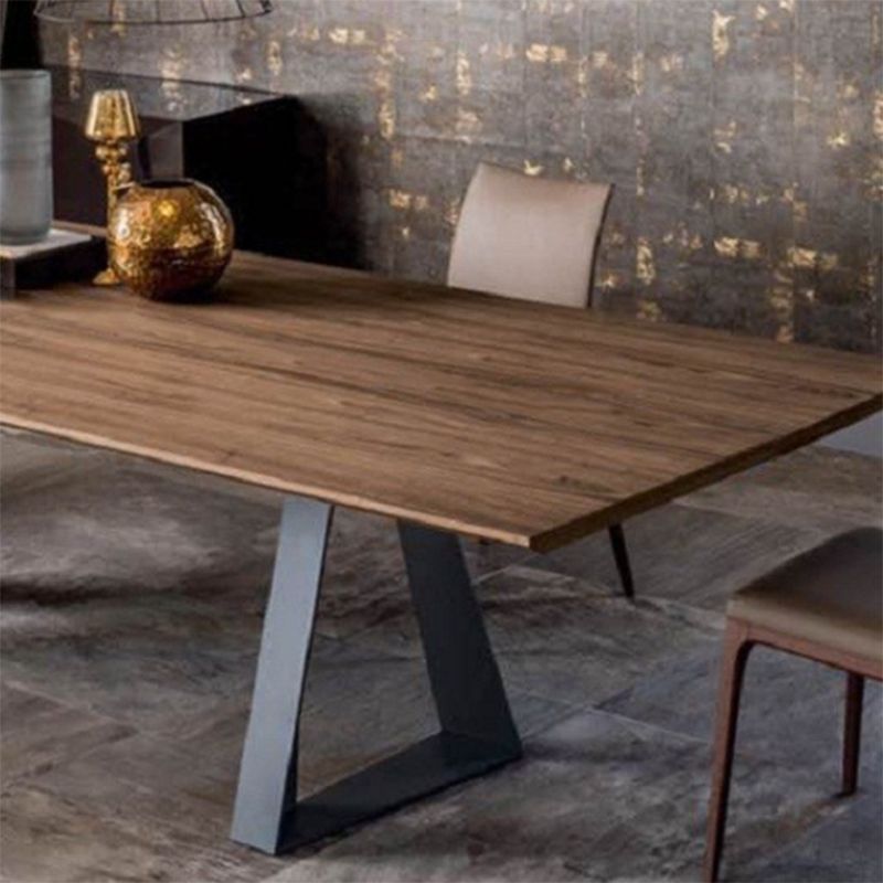 Modern Rectangular Shaped Office Table Wood Writing Desk in Brown Clearhalo 'furn' 'furn_office_desk' 'Furniture' 'Office Desks' 'Office Furniture' 'office_desk' 1200x1200_938c9541-9738-480a-bcd9-0ec67e4c569f