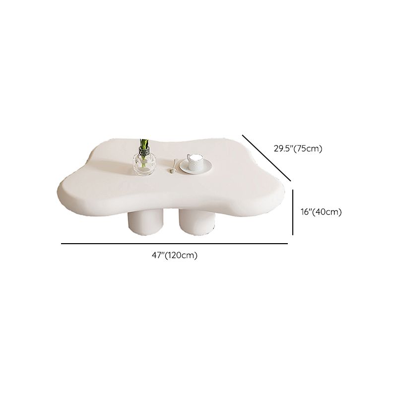 Artificial Wood Coffee or End Table Contemporary 4 Legs Coffee Table in Beige Clearhalo 'Coffee & Accent Tables' 'Coffee Tables' 'coffee_tables' 'furn' 'furn_coffee_tables' 'Furniture' 'Living Room Furniture' 1200x1200_938eaaeb-74b0-4fff-b6de-368c7613064c